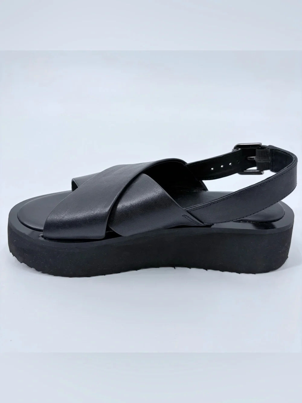Anthropologie Maeve Black Chrissy Platform Sandals